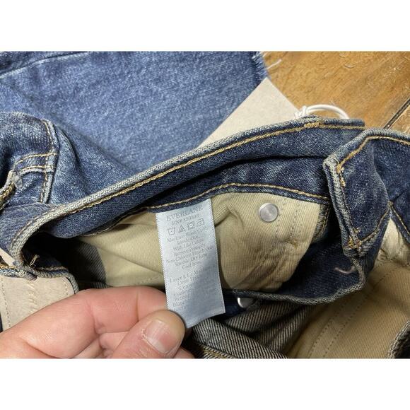 Everlane The Ridged Way-High Short Organic Cotton Distressed Womens Size 26 NWT - Picture 7 of 14